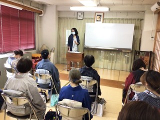 木久学院の師範科合同講義　リーダーシップと話し言葉