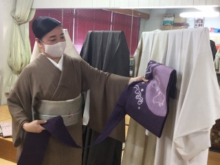 高等師範科 和服地から 染と織