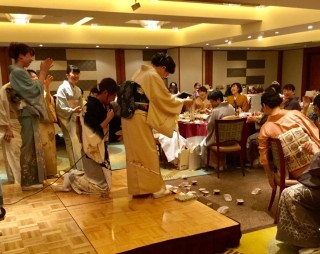 木久学院の秋季合同修了式 第二部 記念会食