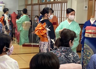 師範二級合同講義 振袖の着付