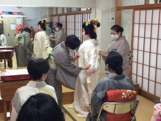 木久学院の前期専門科　合同講義　『花嫁が出来るまで』