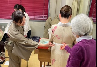 木久学院の着付け勉強会　たちばなの会「自装の徹底」