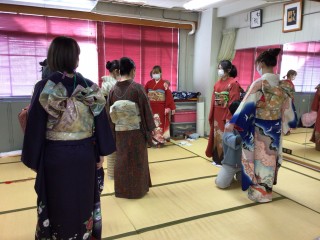 高等師範科 振袖の着付