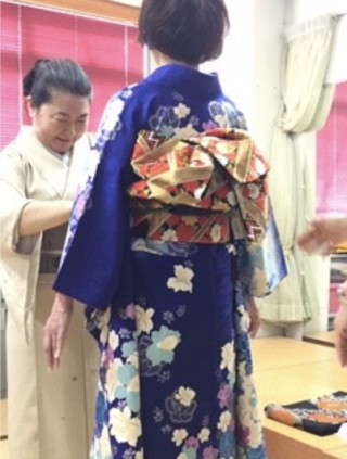 木久学院の後期専門科 合同講義 『着付け師になる為のチェックリ スト』