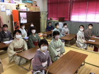 木久学院の高等師範科 きものの基礎知識