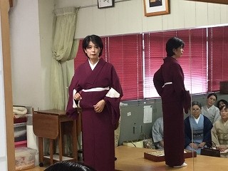 木久学院の着付け勉強会『たちばなの会』