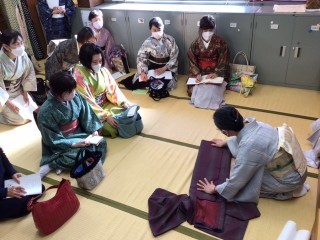 木久学院の着付け勉強会 たちばな会