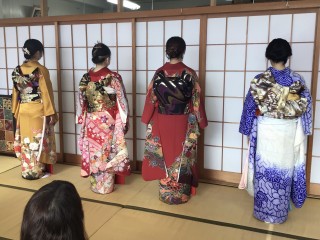 木久学院の着付技術審査会 中間査定 修了査定