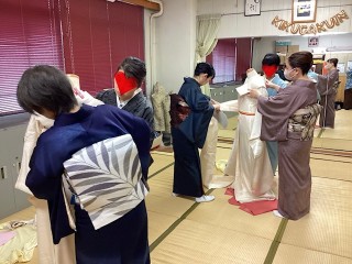 木久学院の高等師範科　花嫁着付