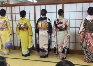 木久学院の着付技術テスト 『中間査定 終了査定』