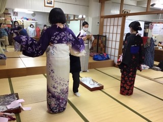 成人式に向けての技術確認