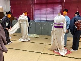 木久学院の高等師範科 花嫁着付