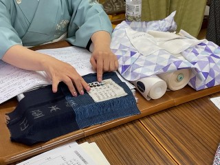 木久学院の高等師範科　５月は染のきものについて