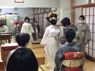 木久学院の前期専門科　合同講義　『花嫁が出来るまで』