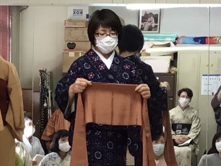 木久学院の着付勉強会 たちばな会 『基礎の押さえ』